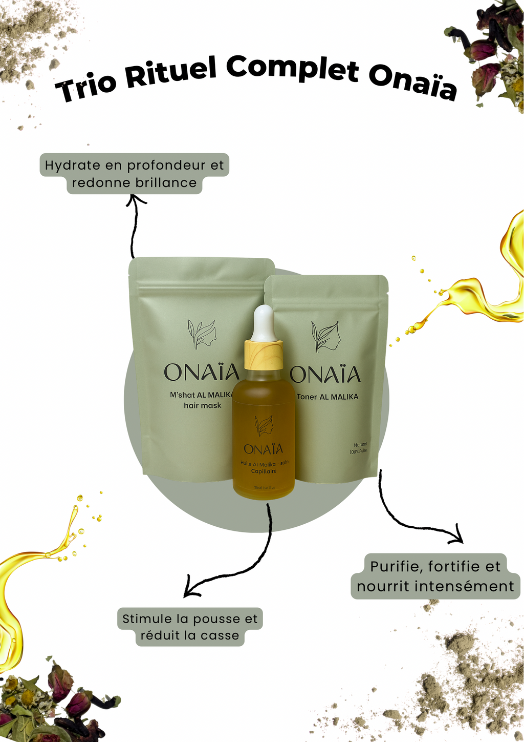 Le trio Incontournable Onaïa