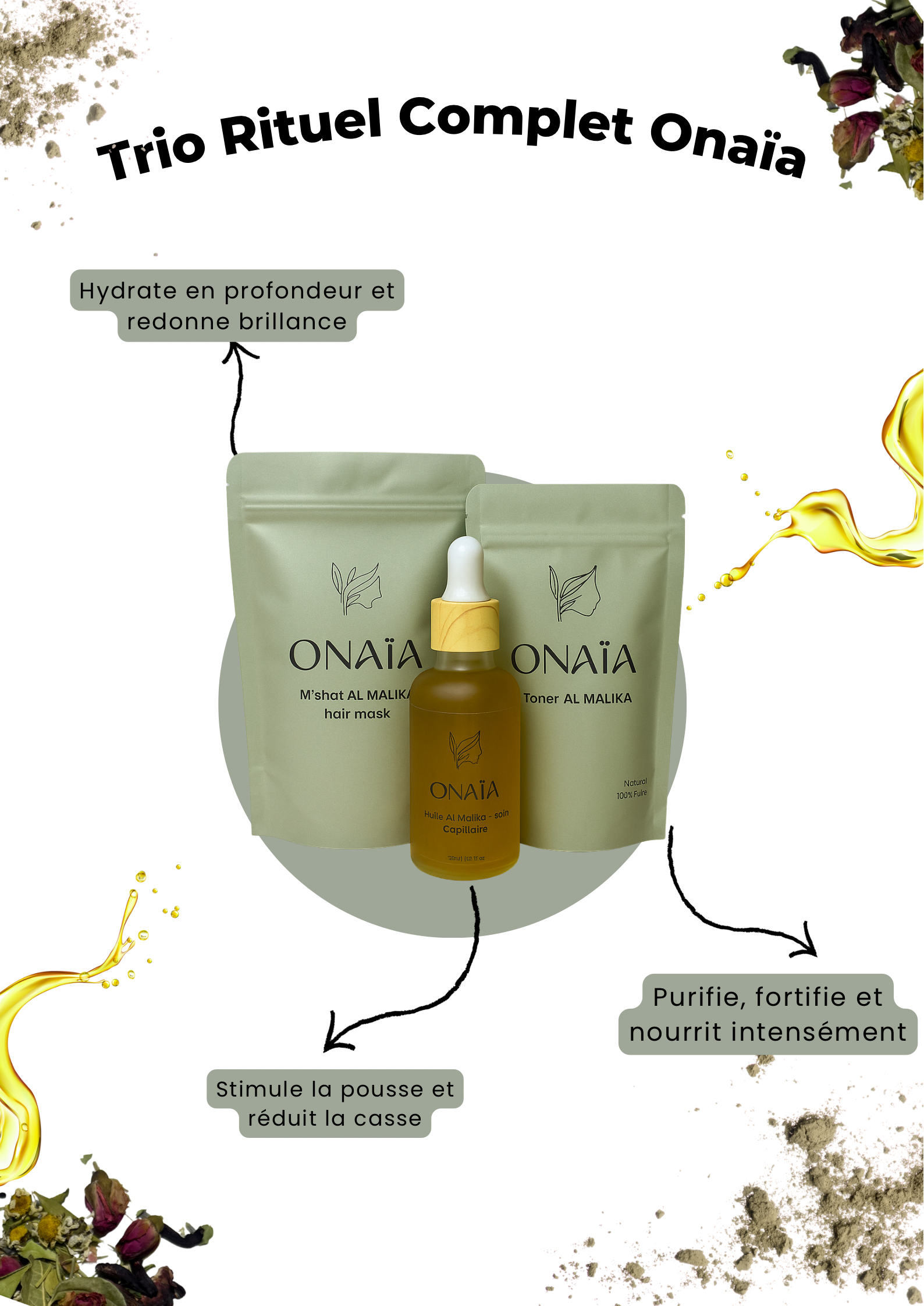 Le trio Incontournable Onaïa