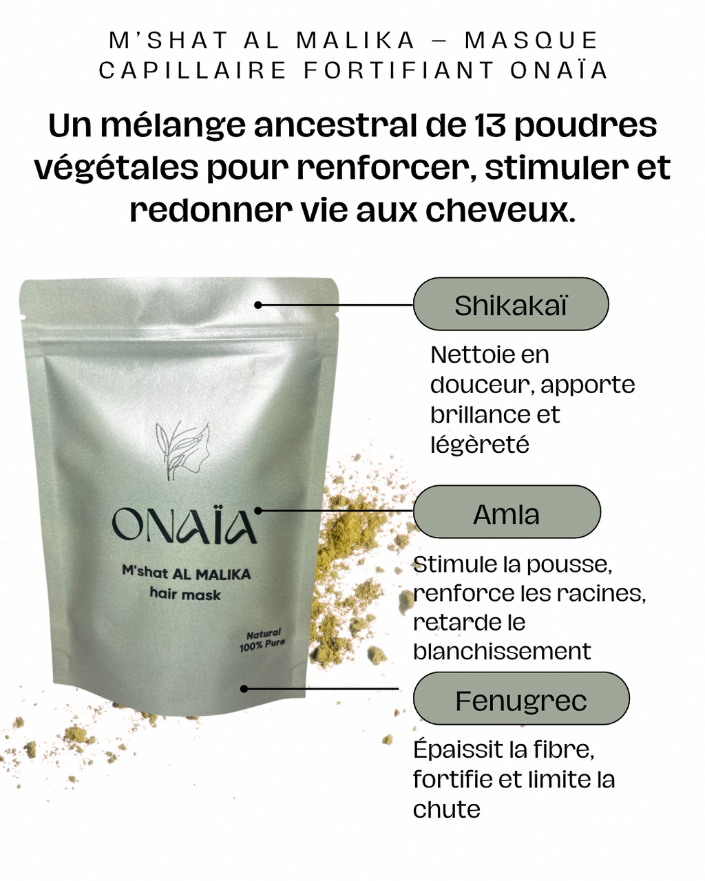 M’shat Al Malika, Masque capillaire